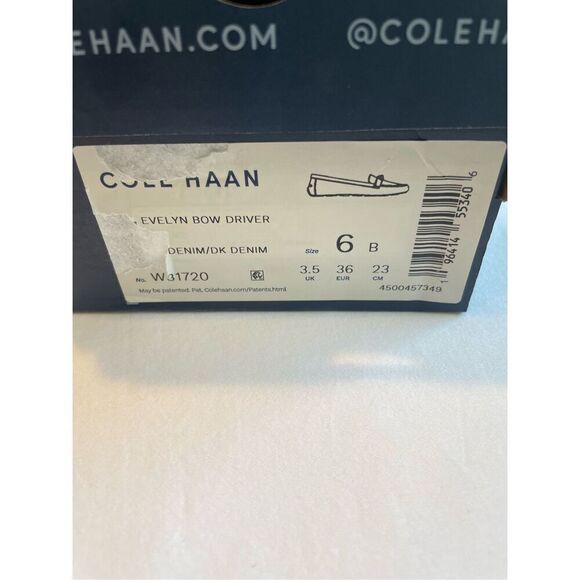 NIB Cole Haan Women's Evelyn Bow Driver Shoes Size 6 - Picture 4 of 8